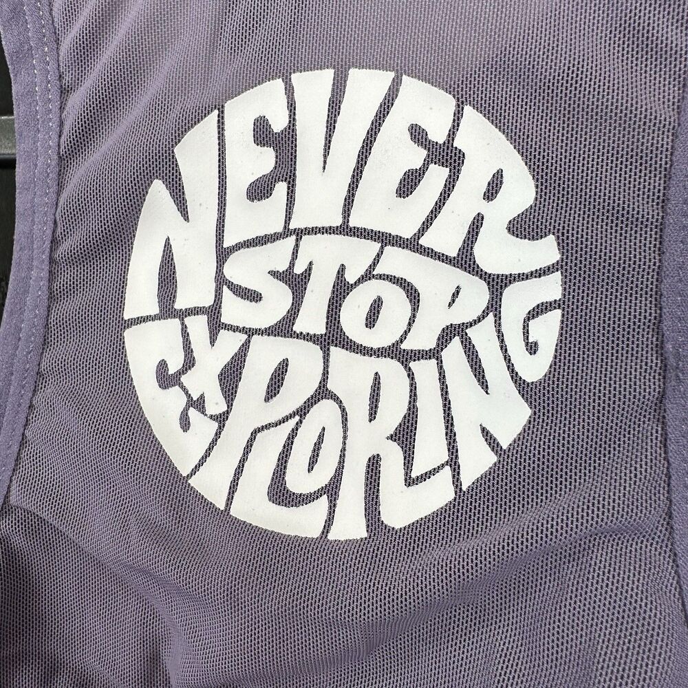 The North Face Women's M Trailwear Sports Tank Bra Never Stop Exploring Black - Picture 4 of 11